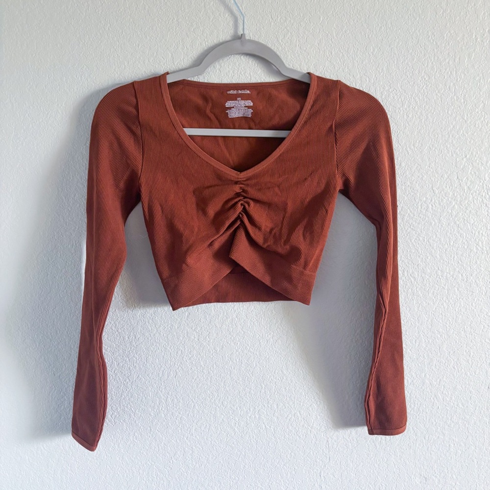 Brown Sculpting Long Sleeve